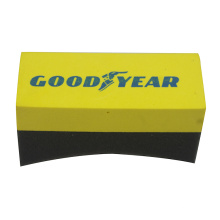 Customizable printed logo corner wipe sponge for car coating sponge